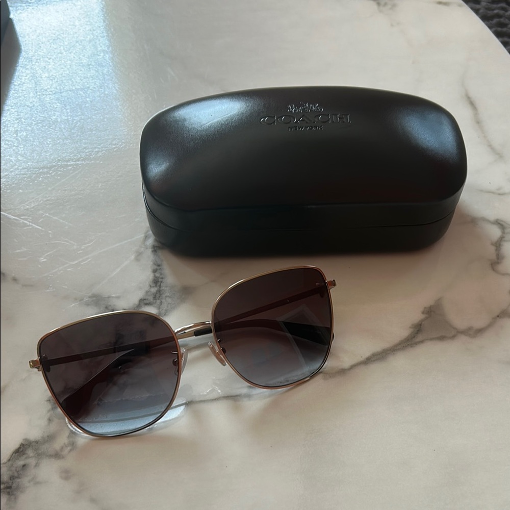 Coach Brown Sunglasses with Case